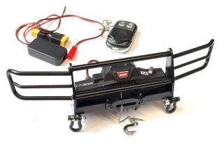 SET přední kovový nárazník TRX-4 + dvoumotorový naviják s dálkovým ovládáním