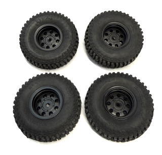 těžké deepdish beadlock disky 1.0" + pneu Cooper 55x22mm