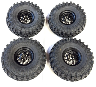 kovové beadlock disky 2.2"+ 4x pneu Pro-Line Interco Super Swamper G8 137x52mm