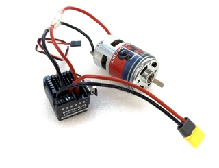 combo set - regulátor stejnosměrný Hobbywing WP-880 Dual RTR+ motor 775 13T