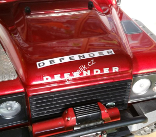 kovový nápis DEFENDER pro TRX-4