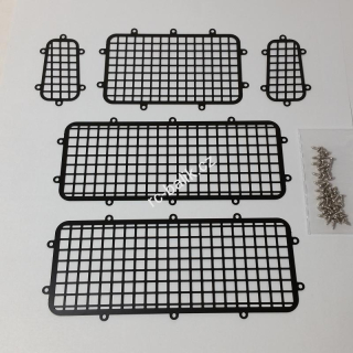 ochranné kovové mříže oken TRX-4 5ks 