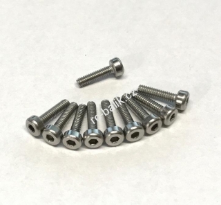 nerezový imbus šroub M2x8mm válcová hlava 10ks