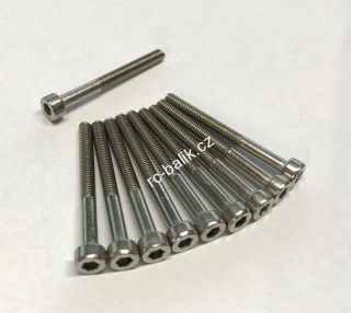 nerezový imbus šroub M3x30mm válcová hlava 10ks