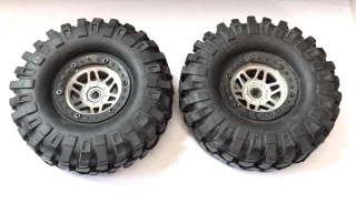 BAZAR - 2x pneu 110mm s disky 1.9"